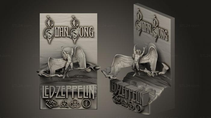 Statues of famous people (Led Zeppelin, STKC_0067) 3D models for cnc